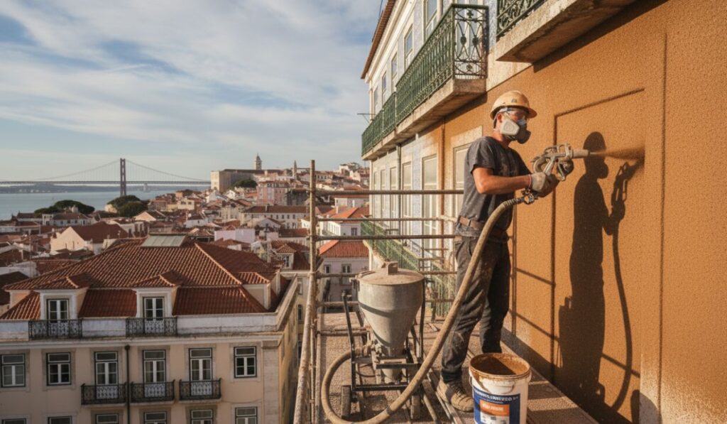 Cortiça Projectada Setúbal Solução Inovadora Para a Sua Casa