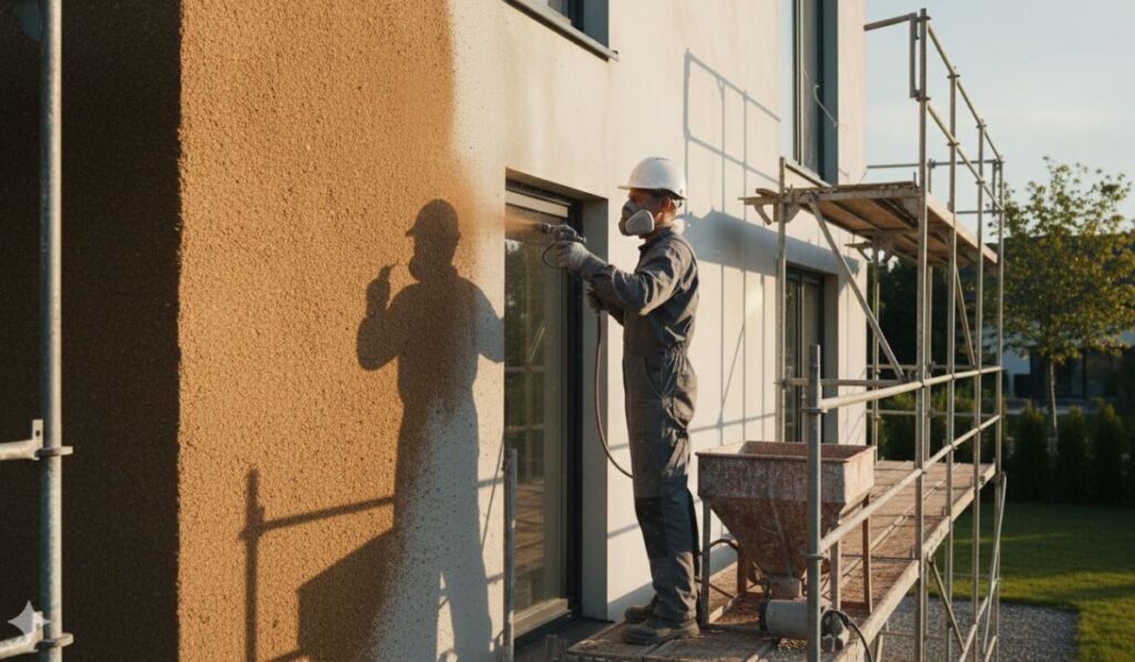 Isolamento Exterior com Cortiça Projetada O Guia Completo