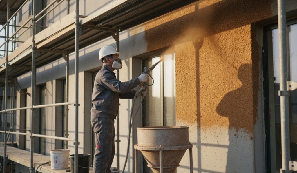 Isolamento Exterior com Cortiça Projetada O Guia Completo